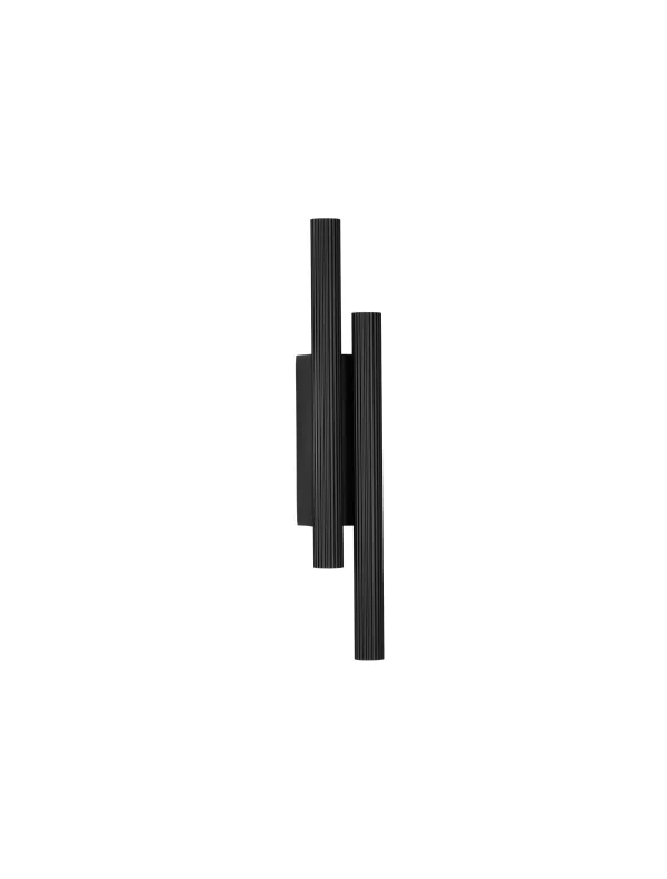 Nova Luce Paron - applique murale - 5,5 x 38 x 7 cm - 15W LED inclus - noir sablé