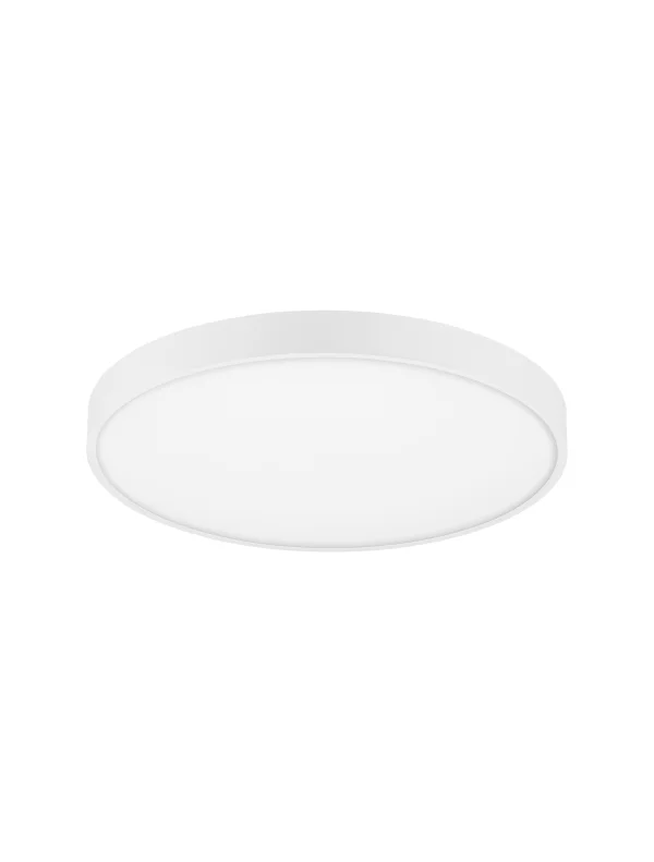 Nova Luce Perfect Profile - plafonnier sur télécommande (incl.) - Ø 60 x 10 cm - 40W LED dimmable inclus - 2700K-6000K - blanc