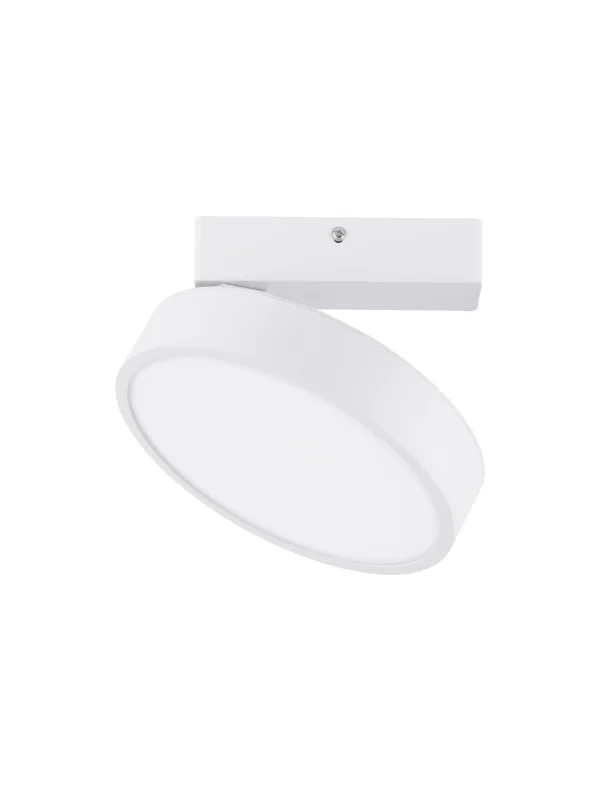 Nova Luce Perfect Profile - plafonnier télécommandé (incl.) - Ø 20 x 9,5 cm - 20W LED dimmable inclus - 2700K-6000K - blanc