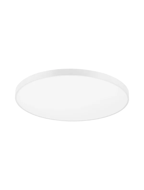 Nova Luce Perfect Profile - plafonnier télécommandé - Ø 100 x 10 cm - 120W LED dimmable inclus - 2700K-6000K - blanc