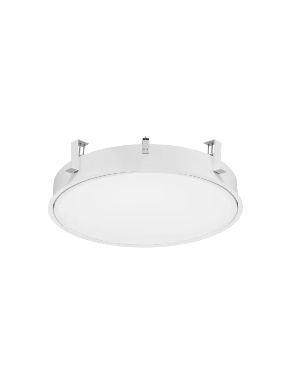 Nova Luce Perfect Profile Trimless - spot à encastrer avec télécommande (incl.) - Ø 640 mm, 625 mm encastré - 40W LED dimmable inclus - 2700K-6000K - blanc