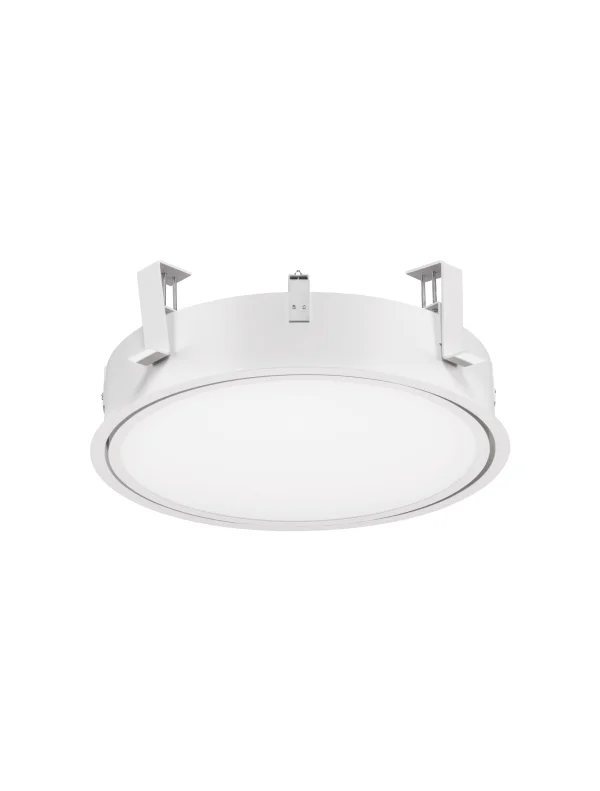 Nova Luce Perfect Profile Trimless - spot à encastrer avec télécommande - Ø 440 mm, 420 mm encastré - 24W LED dimmable inclus - 2700K-6000K - blanc