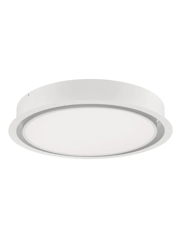 Nova Luce Perfect Profile Trimless - spot encastré - Ø 600 mm, 670 mm encastré - 40W LED dimmable inclus - 3000K - blanc