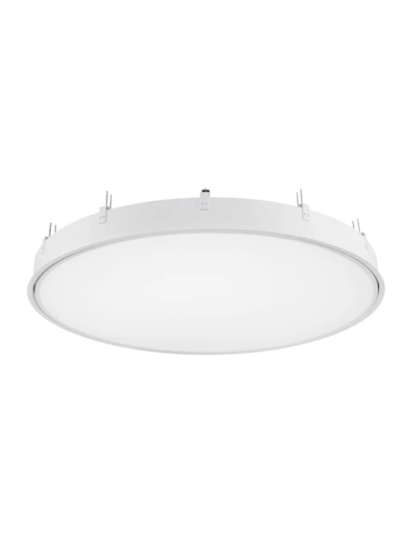 Nova Luce Perfect Profile Trimless - spot encastré - Ø 840 mm, 830 mm encastré - 80W LED dimmable inclus - 3000K - blanc