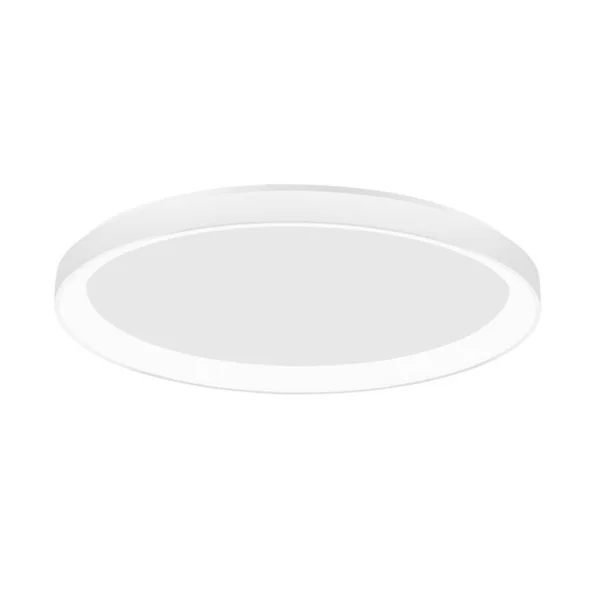 Nova Luce Pertino - plafonnier - Ø 38 x 6 cm - 30W LED dimmable inclus - blanc sable
