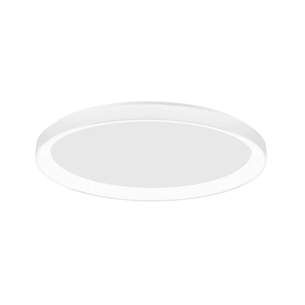 Nova Luce Pertino - plafonnier - Ø 48 x 6 cm - 38W LED dimmable inclus - blanc sable