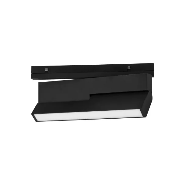 Nova Luce Planet - luminaire pour système de profilés magnétiques - 24,5 x 11 cm - 15W TRIAC LED dimmable inclus - noir sable