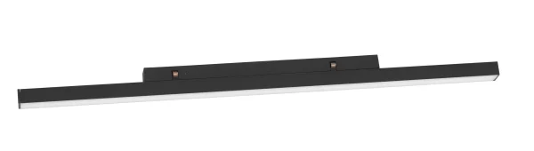Nova Luce Planet - luminaire pour système de profilés magnétiques - 50 x 3 cm - 13W TRIAC LED dimmable inclus - noir sable