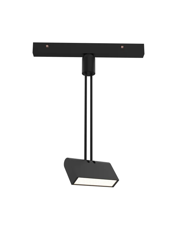 Nova Luce Planet - point lumineux système de rail magnétique - 10,4 x 2,2 x 31,2 cm - 6W LED inclus - noir sable
