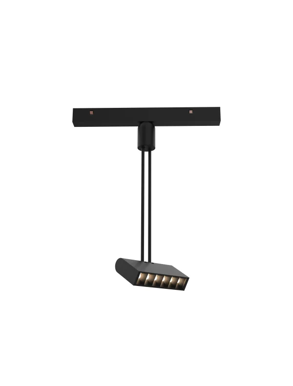 Nova Luce Planet - point lumineux système de rail magnétique - 30° - 10,4 x 2,2 x 31,2 cm - 6W LED inclus - noir sable