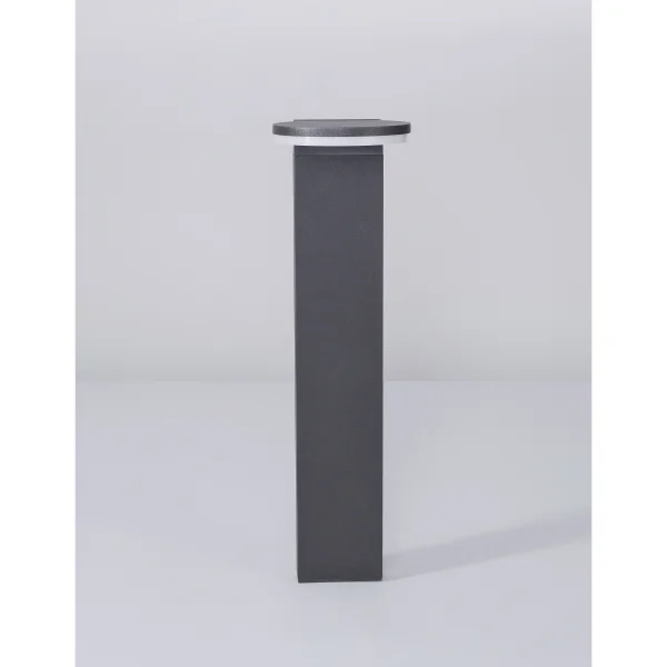 Nova Luce Posen - lampe de jardin - 18 x 19 x 65 cm - 10W LED inclus - IP65 - anthracite