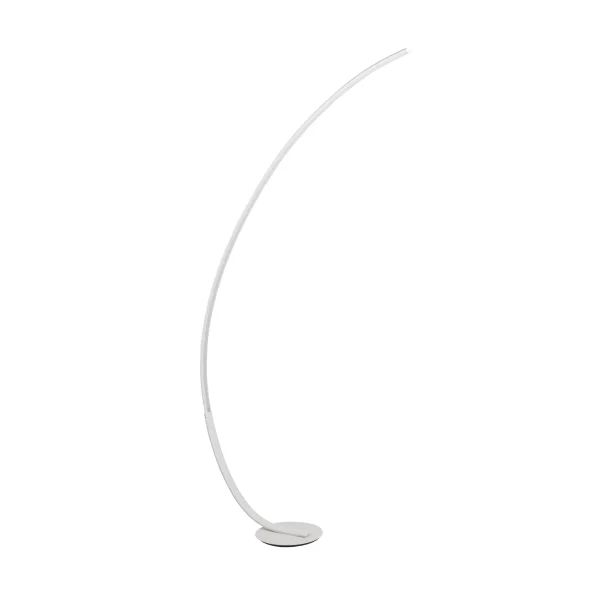Nova Luce Premium - lampadaire - 94 x 26 x 172 cm - 30W LED dimmable inclus - blanc sable