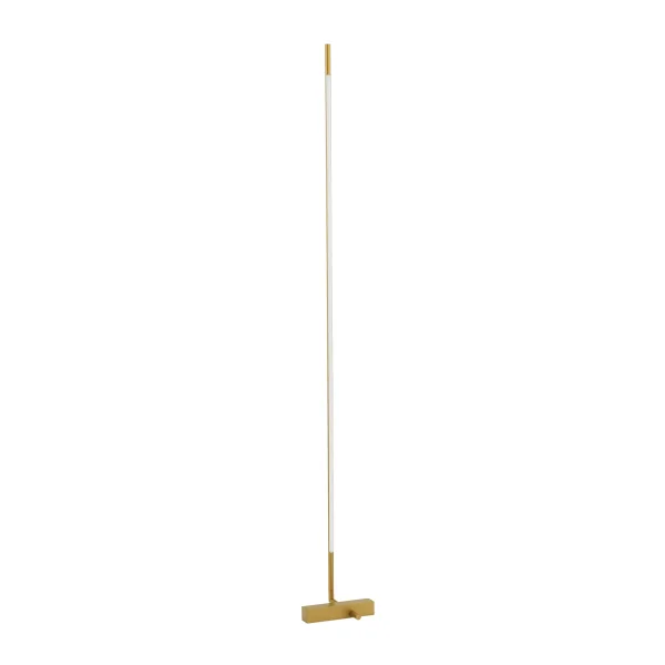 Nova Luce Raccio - lampadaire - 140 cm - 17,3W LED inclus - laiton doré