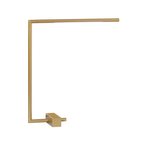 Nova Luce Raccio - lampe à poser - 36,5 x 12 x 40 cm - 6,8W LED inclus - laiton doré