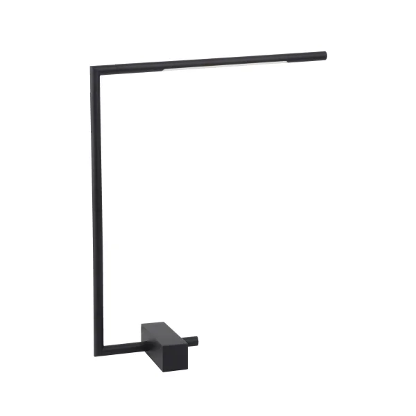 Nova Luce Raccio - lampe à poser - 36,5 x 12 x 40 cm - 6,8W LED inclus - noir