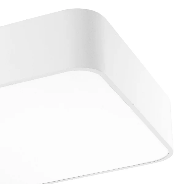 Nova Luce Ragu - plafonnier - 36 x 36 x 10 cm - blanc