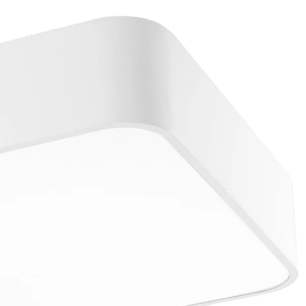 Nova Luce Ragu - plafonnier - 46 x 46 x 10 cm - blanc