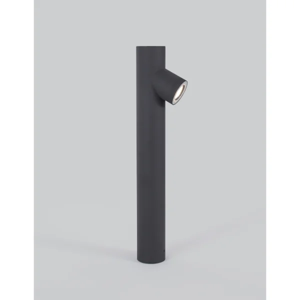 Nova Luce Ramo - poteau de jardin - 14,6 x 8 x 60 cm - IP65 - gris foncé