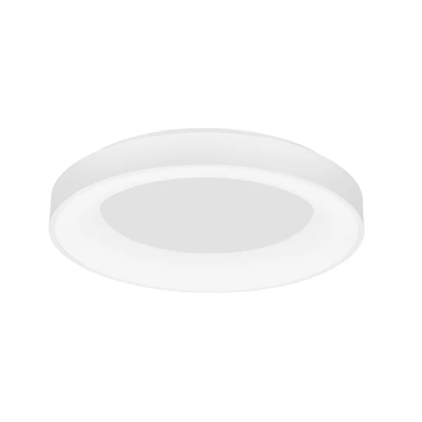 Nova Luce Rando Smart - plafonnier - Ø 60 x 9 cm - 50W LED dimmable inclus - Tuya - blanc sable