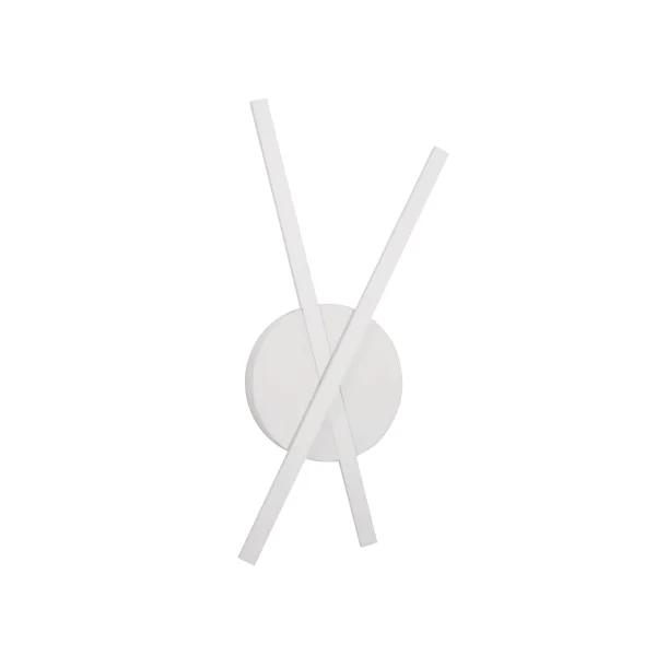 Nova Luce Reslin - applique murale - 24,5 x 5 x 53 cm - 18W LED inclus - blanc sable