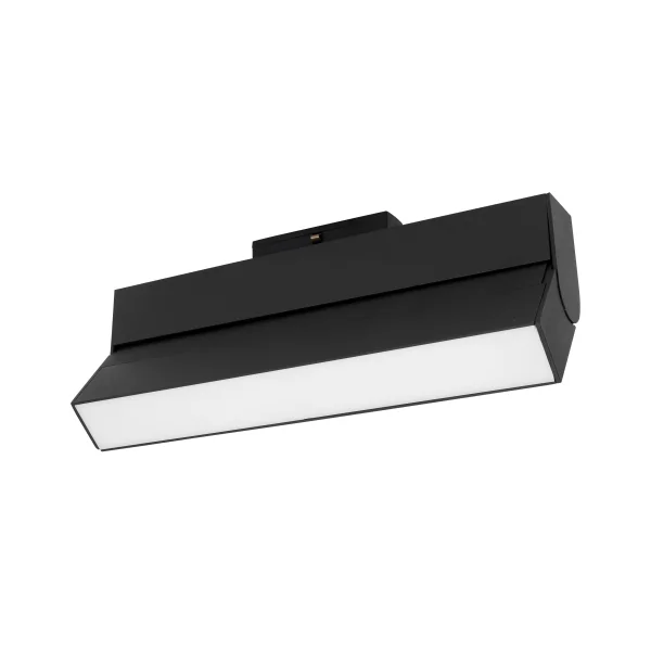 Nova Luce Rieti - luminaire pour système de profilés magnétiques - 27,4 x 3,4 x 11,6 cm - 15W LED inclus - noir - couleur de lumière blanche