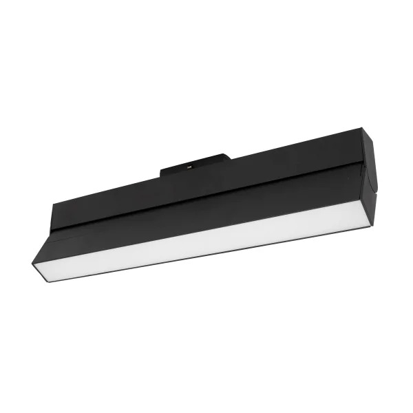 Nova Luce Rieti - luminaire pour système de profilés magnétiques - 40,7 x 3,4 x 11,6 cm - 22W LED inclus - noir - blanc couleur de lumière