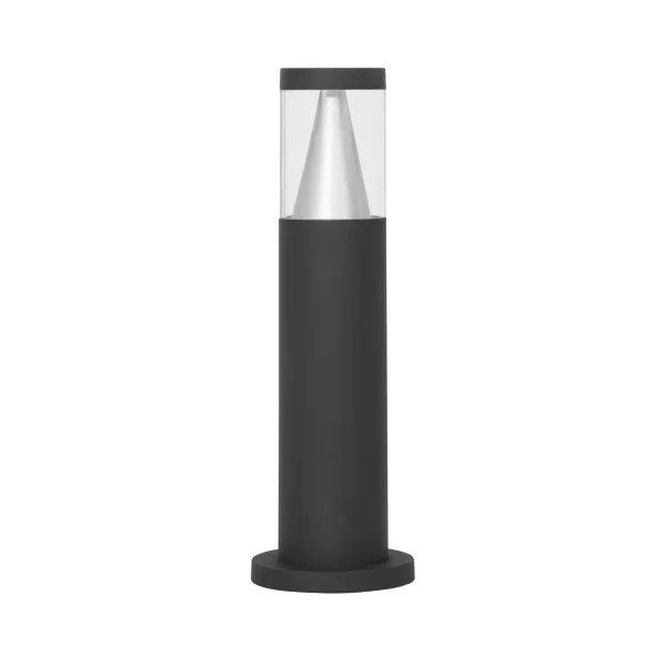 Nova Luce Rock - lampe de jardin - Ø 9 x 43 cm - 10W LED inclus - IP65 - noir sable
