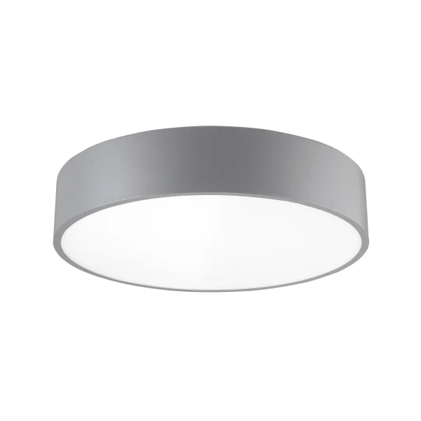 Nova Luce Roda - plafonnier - Ø 40 x 10 cm - 30W LED inclus - gris - couleur de lumière blanc chaud