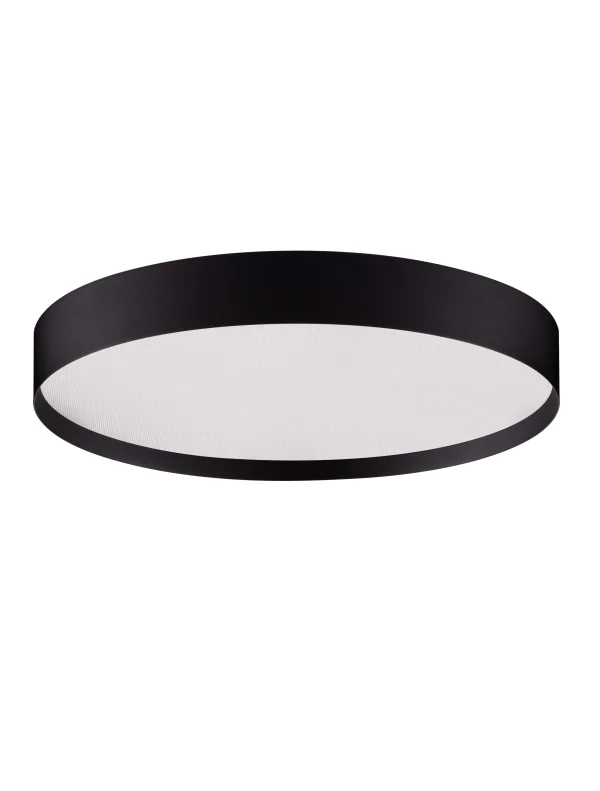 Nova Luce Roi - plafonnier - Ø 40 x 8,5 cm - 37W dimmable LED inclus - noir sablé