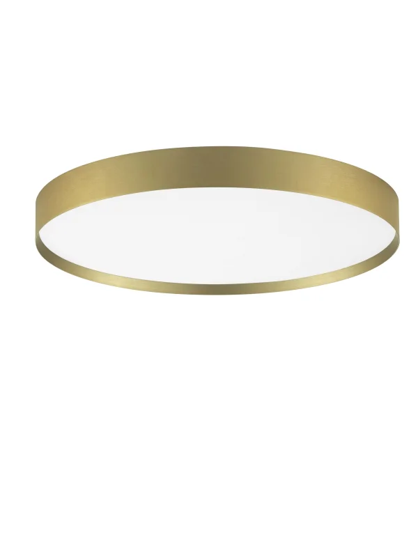 Nova Luce Roi - plafonnier - Ø 50 x 8,5 cm - 48W dimmable LED inclus - or brossé