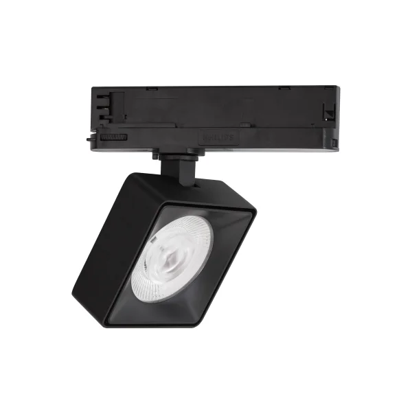 Nova Luce Roler - Projecteur sur rail triphasé - 9,5 x 9,5 x 15,5 cm - 20W LED inclus - noir sable