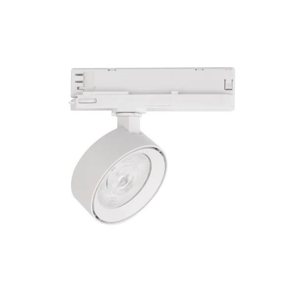 Nova Luce Roler - Spot sur rail triphasé - Ø 9,5 x 15,5 cm - 20W LED inclus - blanc sable