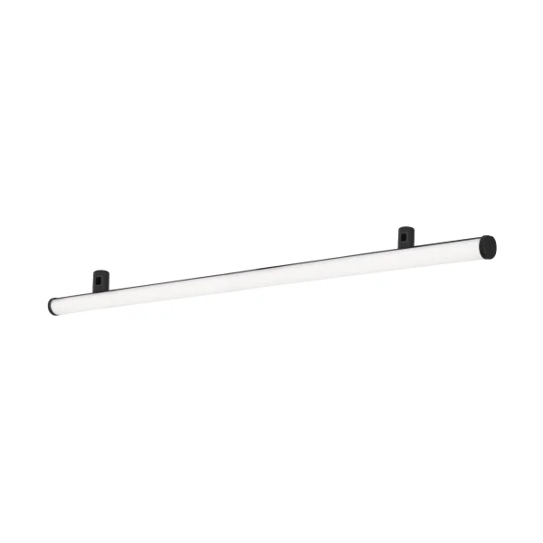 Nova Luce Rub - accessoire mural magnétique - 150 x 10 cm - 38W LED inclus - noir sable