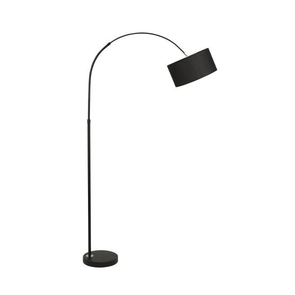 Nova Luce Sama - lampadaire - 90 x 180 cm - noir