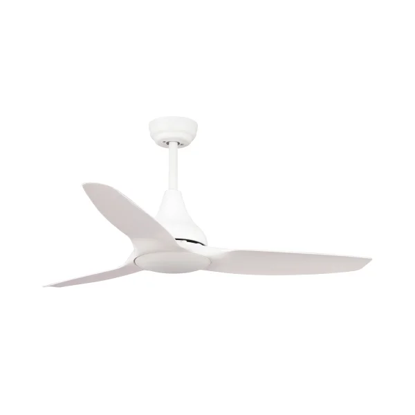 Nova Luce Samoa - ventilateur de plafond avec lumière et télécommande - Ø 122 x 48 cm - 18W LED inclus - blanc