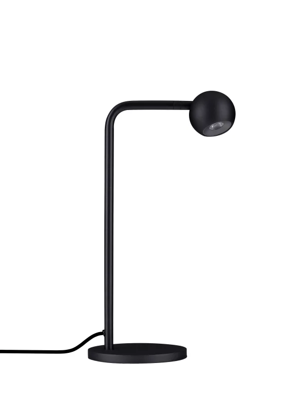 Nova Luce Sfera - lampe de table - 14 x 35,5 x 22,5 cm - 6W LED inclus - noir sablé