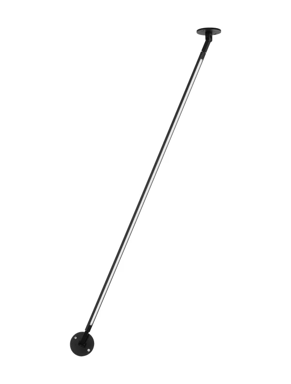 Nova Luce Sima - applique murale - Ø 8 x 117 cm - 15W LED inclus - noir mat