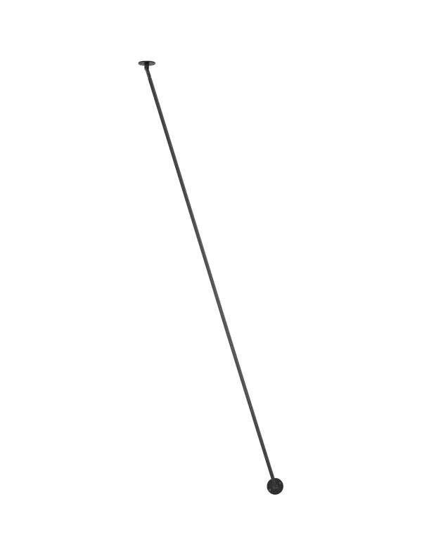 Nova Luce Sima - applique murale - Ø 8 x 216 cm - 30W LED inclus - noir mat