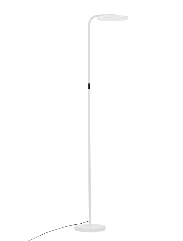 Nova Luce Sinkro - lampadaire - 25,2 x 174 x 43,5 cm - 30W LED inclus - blanc sablé