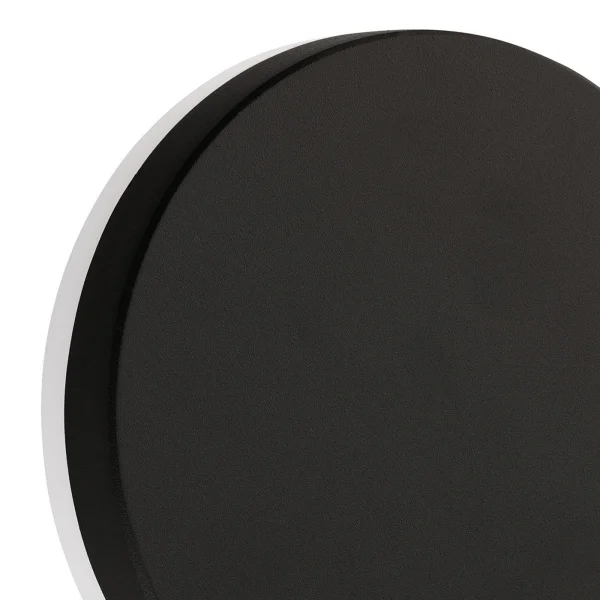 Nova Luce Suite - applique d'extérieur - Ø 15 x 5 cm - 10W LED inclus - IP54 - noir