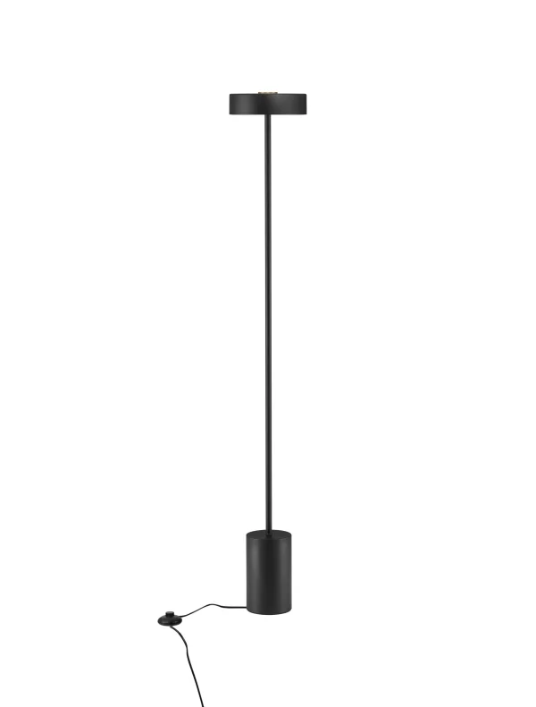 Nova Luce Thea - lampadaire - Ø 20 x 135 cm - 17W  LED inclus - noir