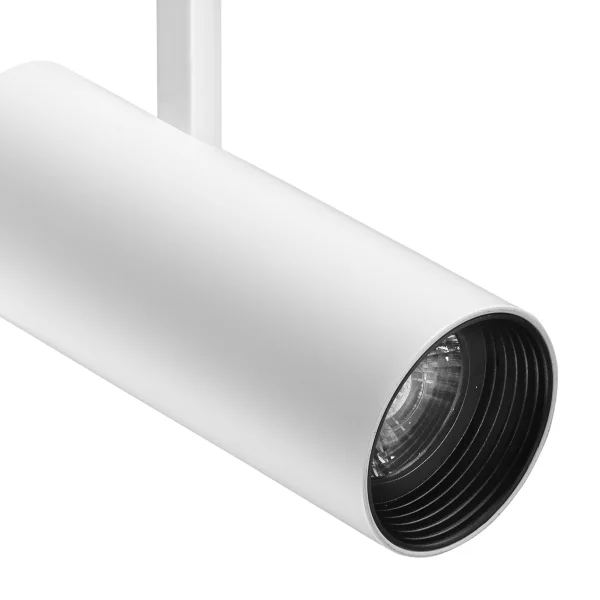 Nova Luce Track - Système de rail triphasé - Ø 6,1 x 21 cm - 12W LED inclus - blanc - couleur de lumière blanc chaud