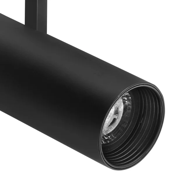 Nova Luce Track - Système de rail triphasé - Ø 6,1 x 21 cm - 12W LED inclus - noir - lumière blanche