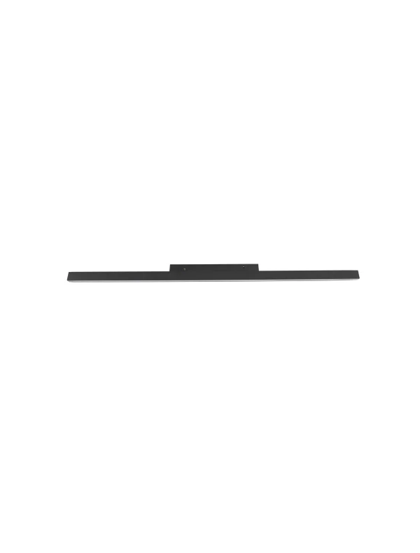 Nova Luce Ultra Slim - luminaire sur rail - 60 x 3,4 cm - 30W LED inclus - couleur de lumière blanc chaud - noir