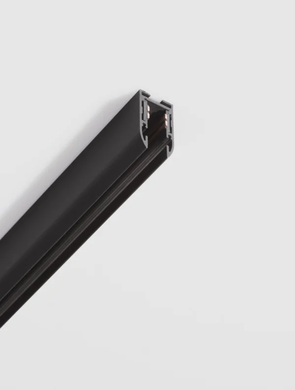 Nova Luce Ultra Slim - rail magnétique en saillie - 200 cm - noir