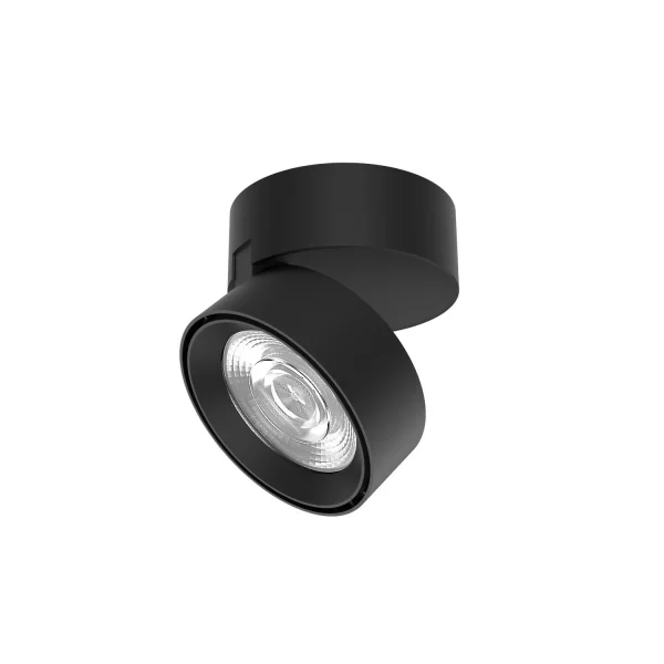 Nova Luce Universal - spot en saillie 1L - Ø 9,5 x 7 cm - 20W LED inclus - noir sable