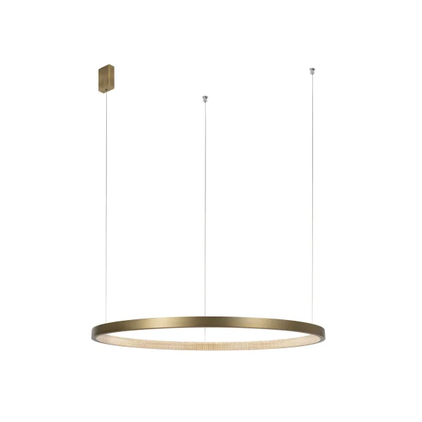 Nova Luce Vegas - lampe suspendue - Ø 108 x 180 cm - 35W LED inclus - laiton antique