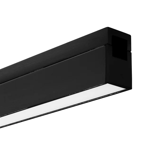 Nova Luce Versus - point lumineux système de rail magnétique - 25 x 2,6 x 4,4 cm - 10W LED inclus - noir