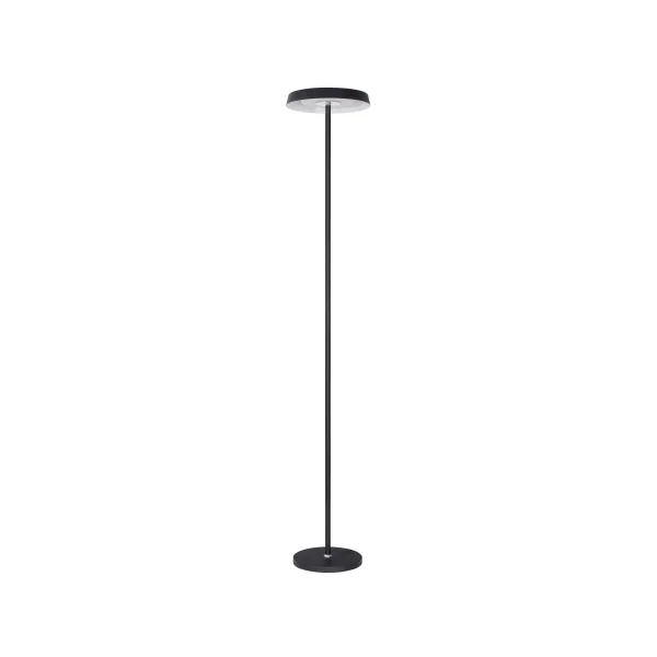 Nova Luce Viti - lampadaire - 170 cm - 18W LED inclus - noir sable