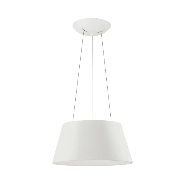Nova Luce Volcano - lampe suspendue - Ø 45 x 120 cm - 33W LED inclus - blanc sable